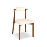 كرسي داخلي خشبي أنيق ومصنوع من خشب الزان الطبيعي