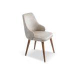 كرسي مصنوع من خشب الزان الطبيعي