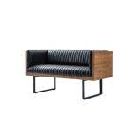 صوفا خشب صلب بتنجيد فاخر