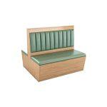 صوفا خشبية أنيقة من MDF مع تنجيد مخصص