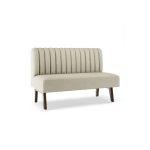 صوفا من الخشب الصلب مع أرجل خشب الزان الطبيعي