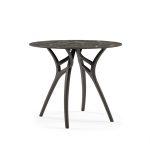 طاولة خارجية بقطر 70 cm وسطح من الرخام الصناعي - متانة عالية وتصميم مثالي