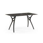 طاولة خارجية مستطيلة من Propline + Fiber باللون الأسود