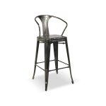 كرسي بار تجاري بهيكل حديدي