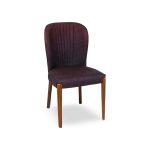 كرسي خشبي من الزان الطبيعي مع تنجيد فاخر - مزيج من الأناقة والراحة المثالية